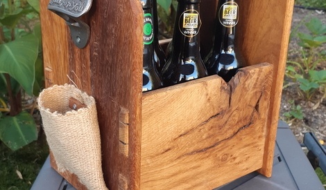 Une caisse à bières